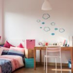 Picture of rose details in girl's room